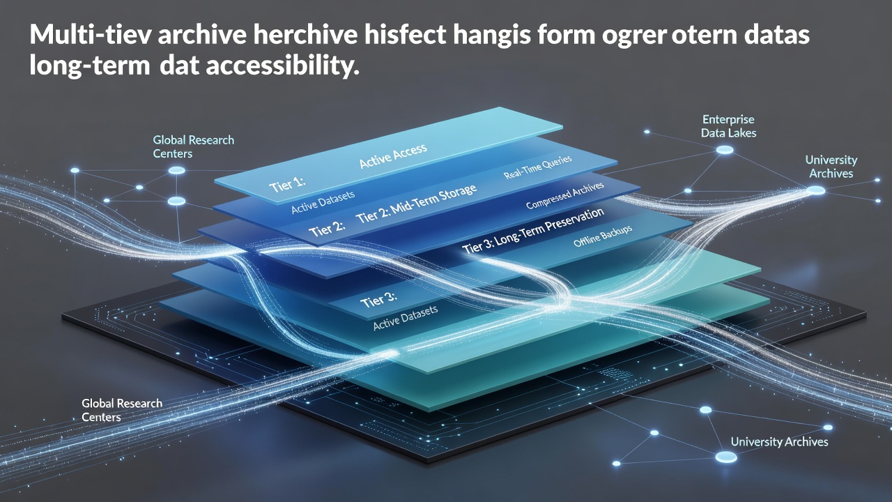 Shifts in Multi-Tier Archive Hierarchies and Their Effects on Long-Term Data Accessibility Across Professional Hubs